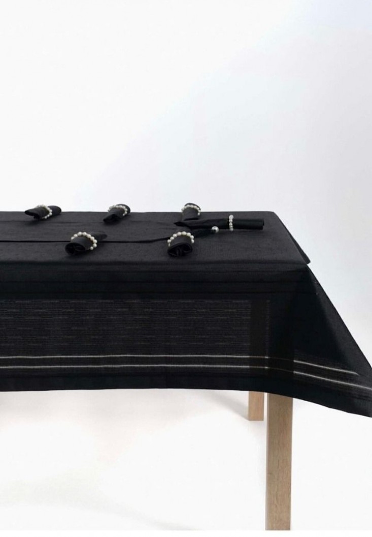 Colber Masa örtüsü Takımı 26 parça siyah