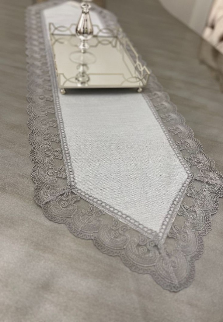 jute linen simli 40x140 cm runner