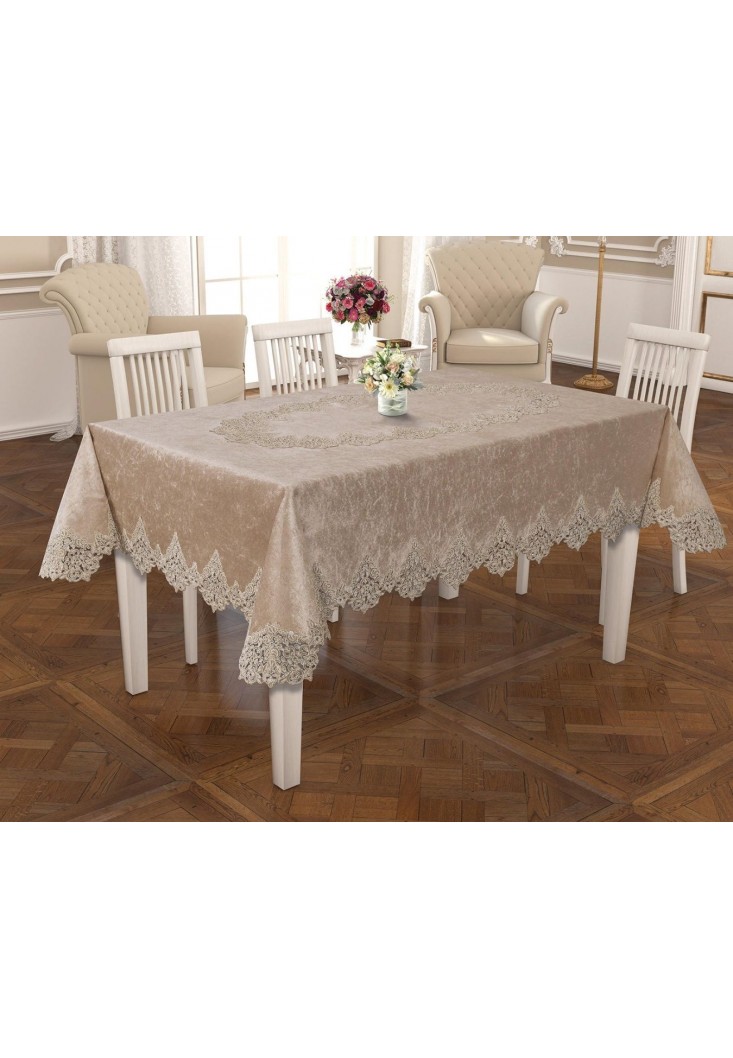 Queen Kadife masa Örtüsü 160x220 cm