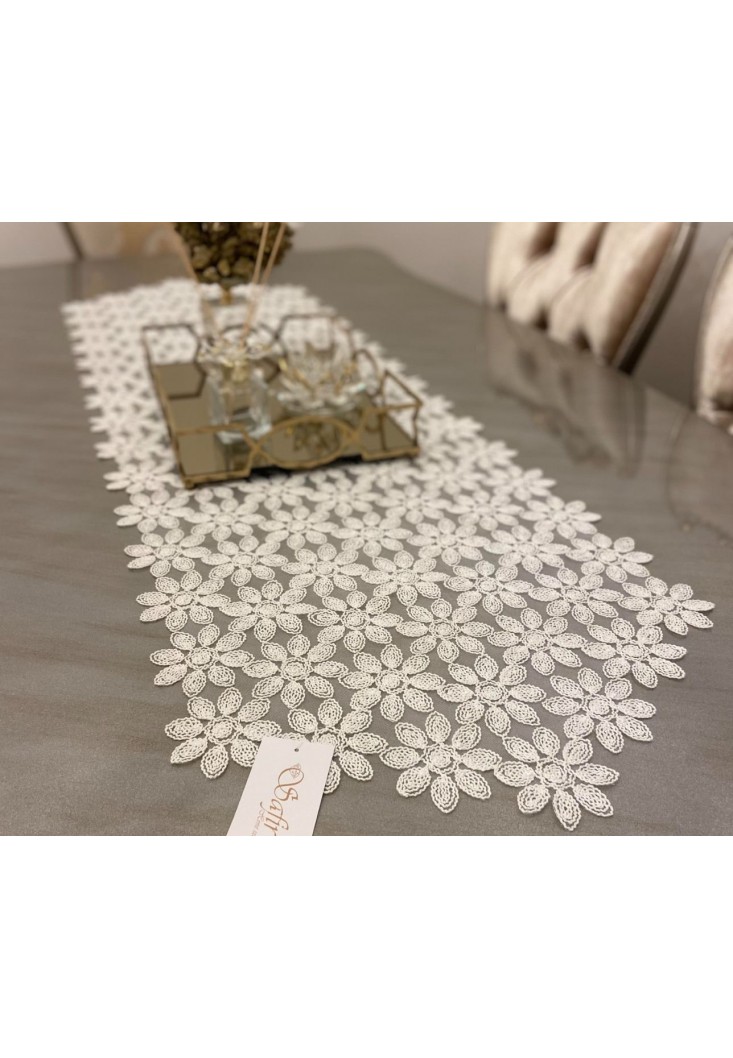 Lüx Daisy Runner kırıkbey 45X140 CM